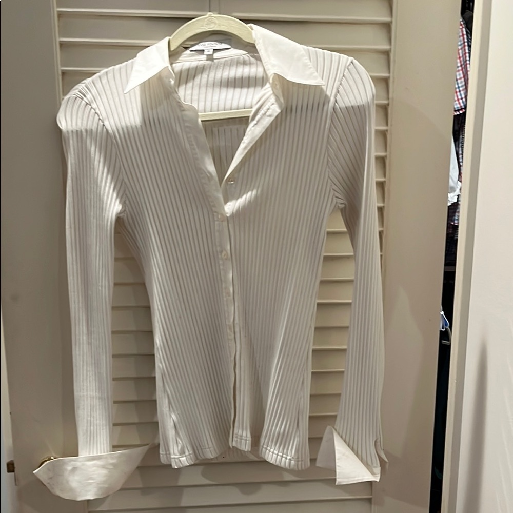 Anne Fontaine White Button Down Shirt